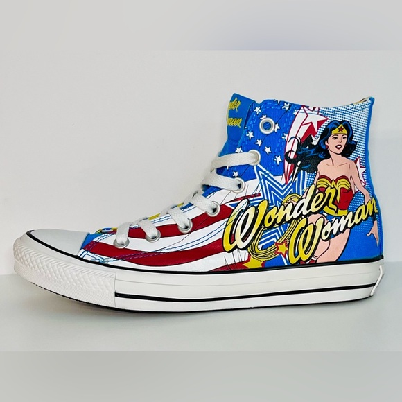Converse x DC Comics Wonder Woman High-Tops - Picture 2 of 7